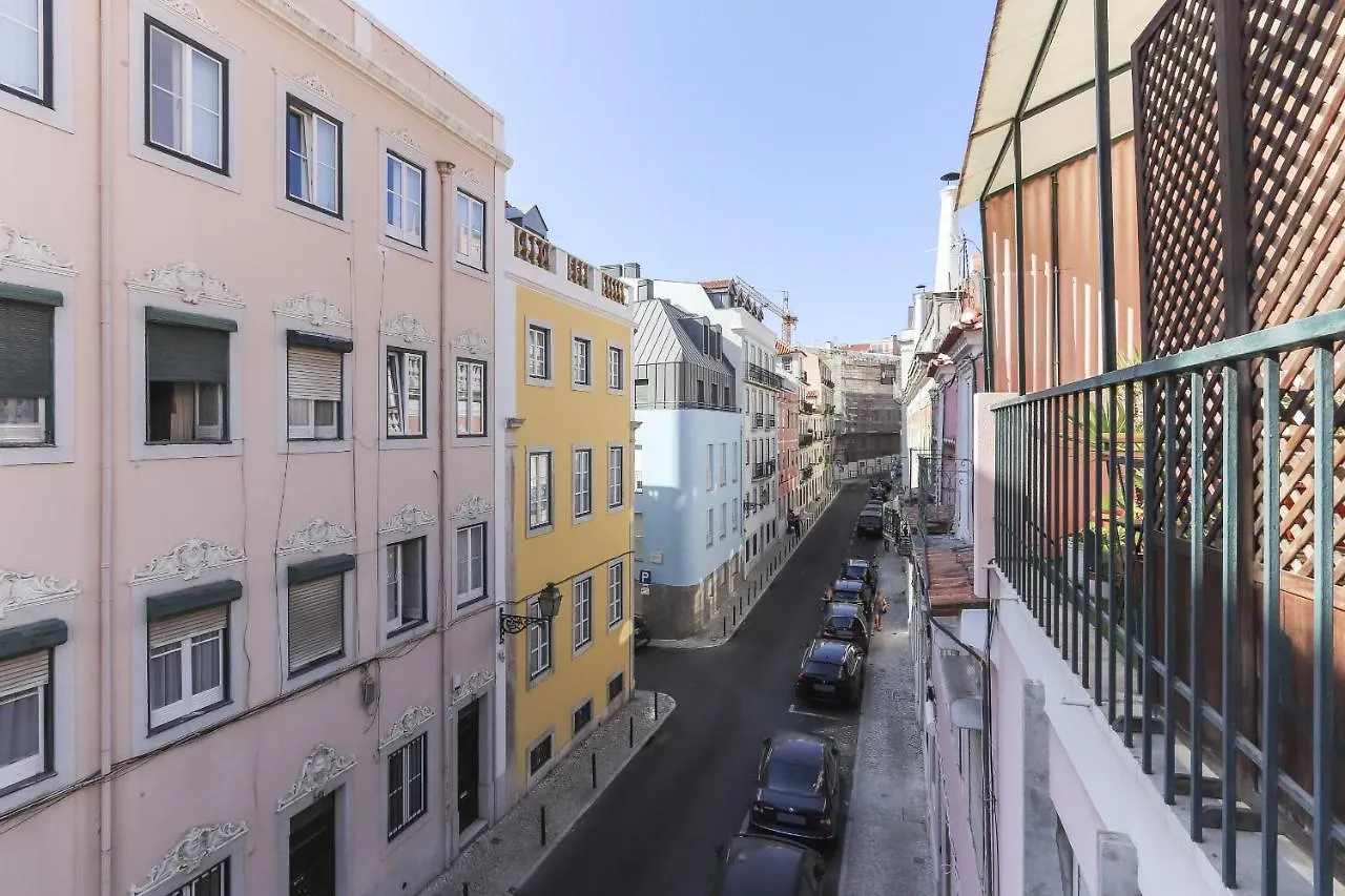 Principe Real Balcony By Homing Apartment Lisbon